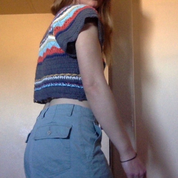 Crochet Crop Top - Women's Size Small, fits small to medium - Picture 11 of 13